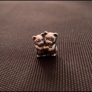 Pandora Two Tone Bear Hug Charm